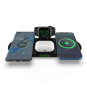 2025 New Wireless Charger Dock 4 In 1 40W Fast Charging Station For Iphone Apple Iwatch Series